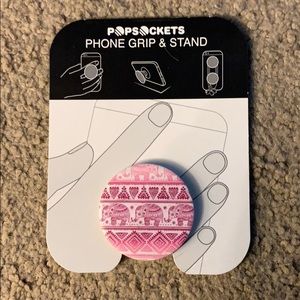 Pink and Purple Elephant Popsocket